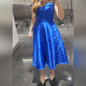 Blue Cocktail Dress